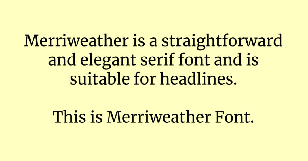 Merriweather
