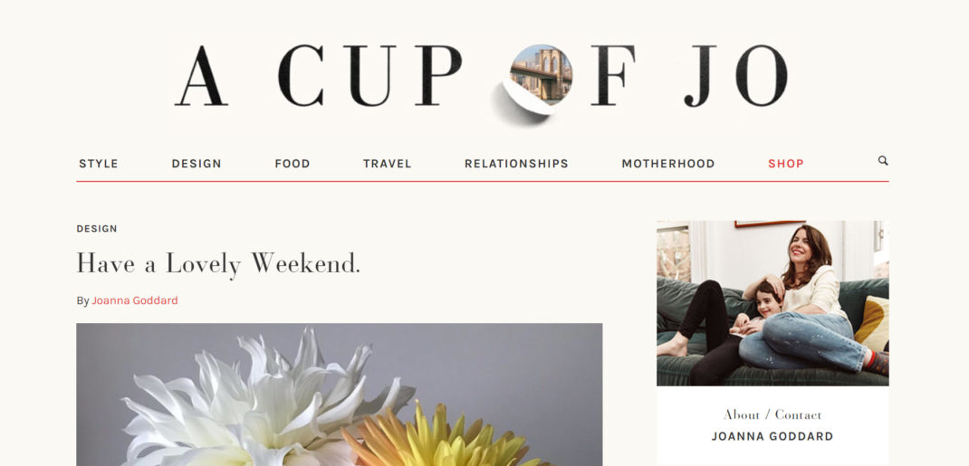 A cup of Jo