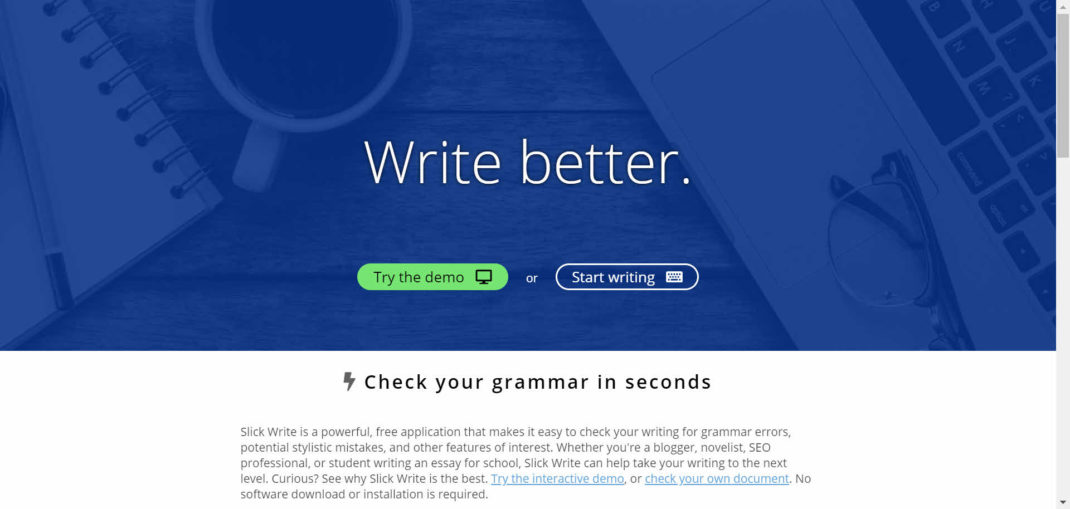 SlickWrite - Free Online Proofing Tools