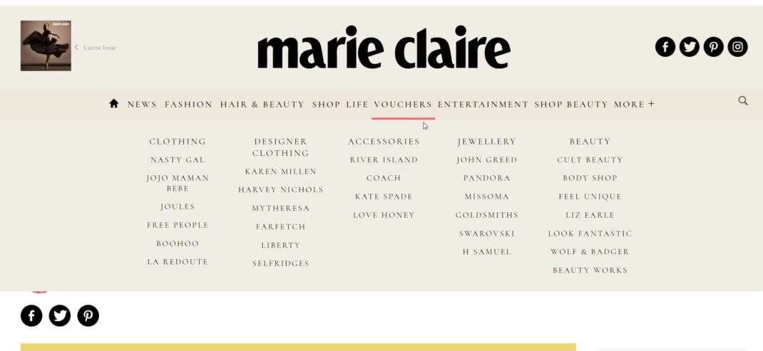 Marie Claire - Popular blogs to follow