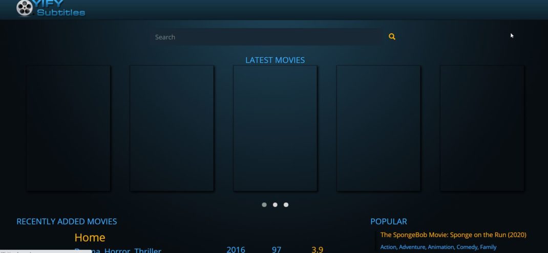 YIFY Subtitles - subtitles for YIFY movies