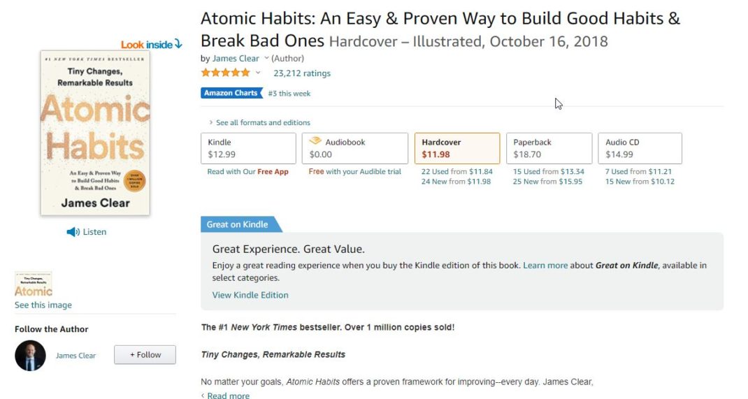 Atomic Habits_ An Easy & Proven Way to Build Good Habits & Break Bad Ones_ Clear