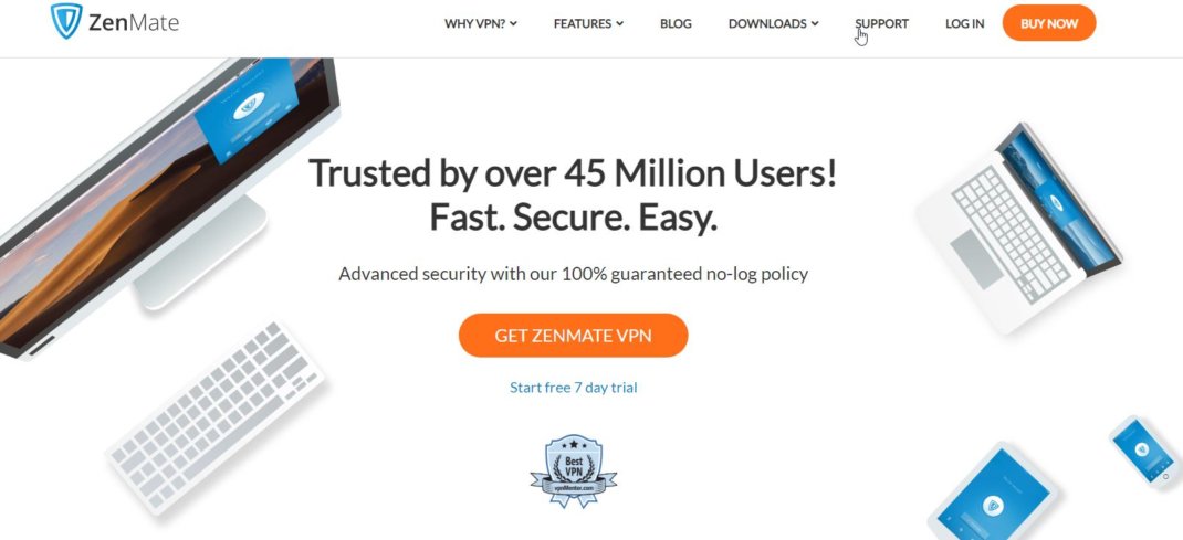 ZenMate VPN - Internet Security and Privacy VPN Service